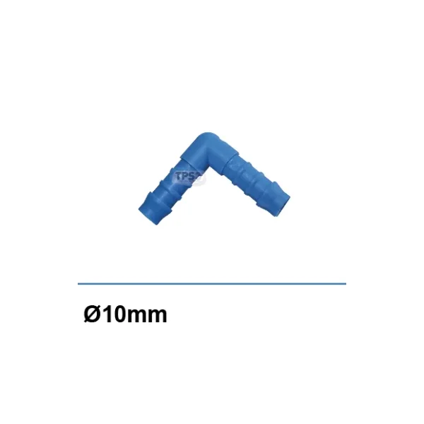 Codo de nylon 90° 10mm