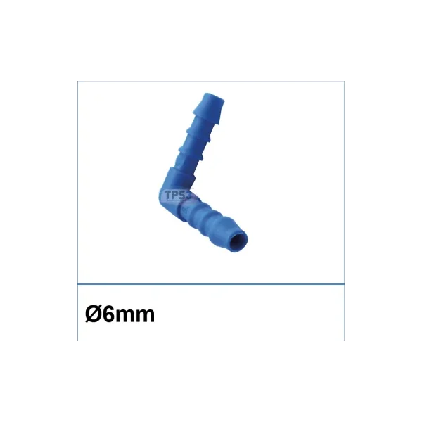 Codo de nylon 90° 6mm
