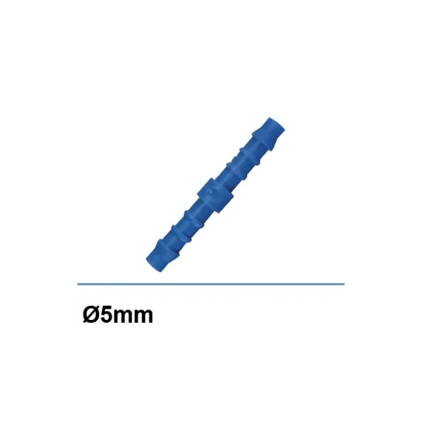 Acoplador de nailon de 5 mm