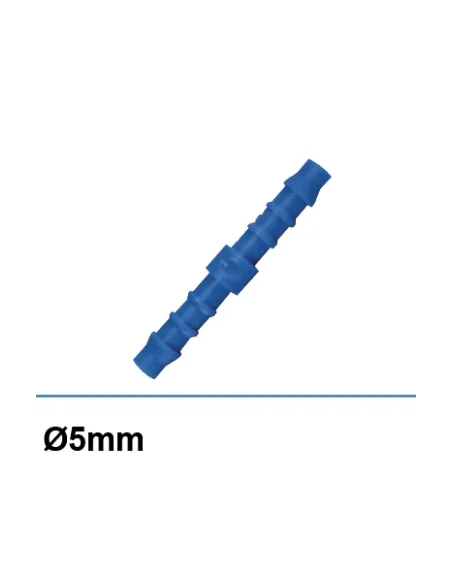Acoplador de nailon de 5 mm