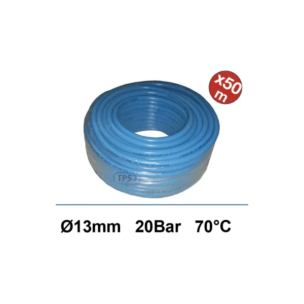 Tubo azul para aprovisionamiento de agua Ø10/16 20 bar - 70°C