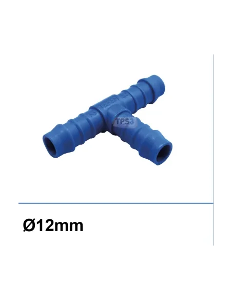 T de nailon de 12 mm