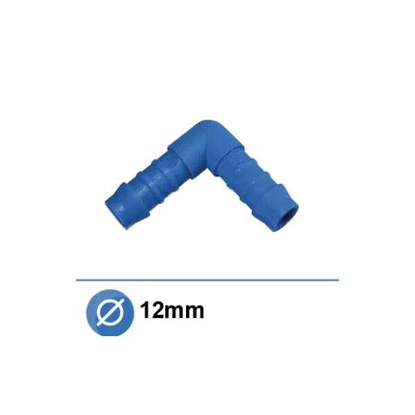 Codo de nylon 90° 12mm