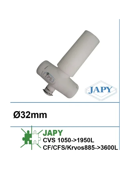 Difusor rotativo agujereado RC1 Para CV 1050-1950lt y CF/CFS/Kryos 885 - (Japy)