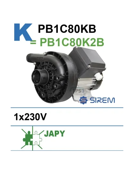 Bomba de lavado Sirem PB1C80KB 1x230V (Japy)