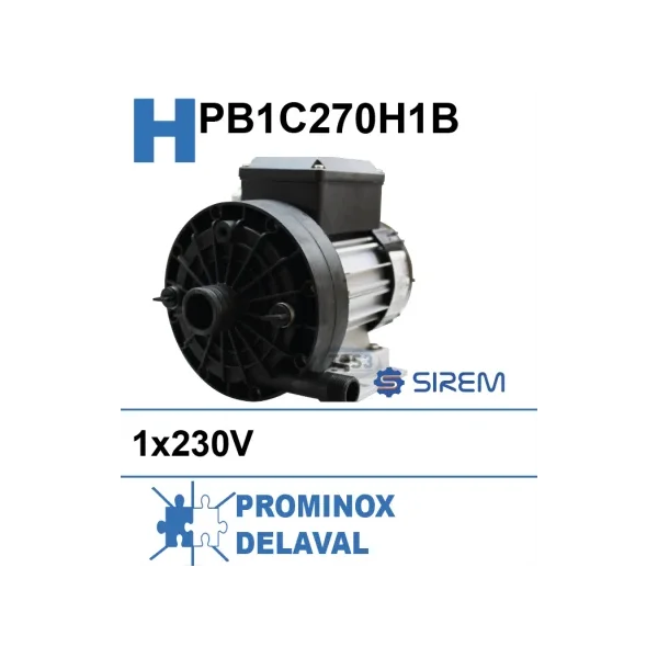 Bomba de lavado SIREM PB1C270H1B 1x230V (Prominox, DeLaval)