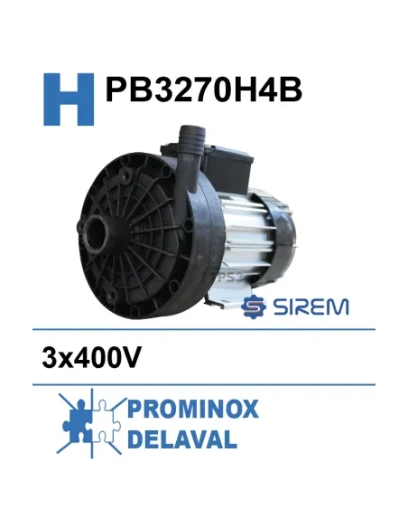 Bomba de lavado Sirem PB3270H4B 3x400V (Prominox, DeLaval)