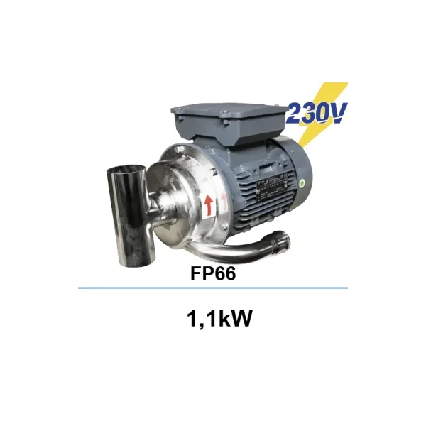 Bomba de lavado FP66 1,1Kw salida 83 (Packo)