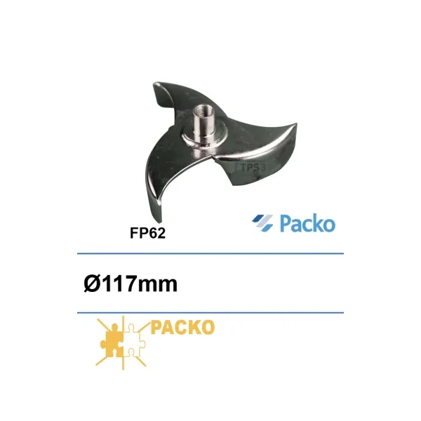 Impulsor para bomba de lavado FP62 Ø117 (Packo)