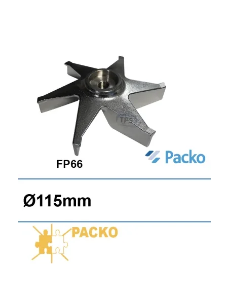 Impulsor para bombas de lavado FP66 Ø115mm (Packo)