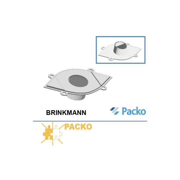 Brida trasera para bomba Brinkmann (Packo)