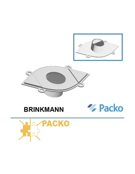 Brida trasera para bomba Brinkmann (Packo)