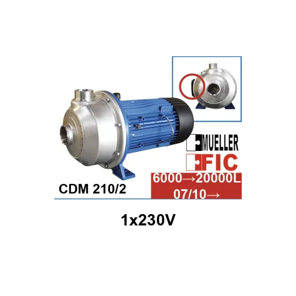 Bomba de lavado CEAM 210/2 -07/10 6000-20000L (Fic)