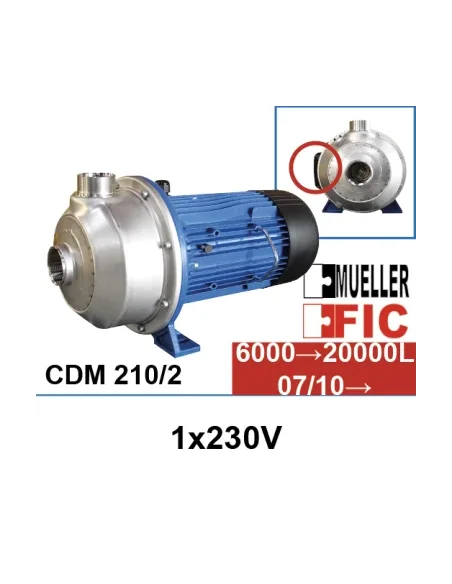 Bomba de lavado CEAM 210/2 -07/10 6000-20000L (Fic)