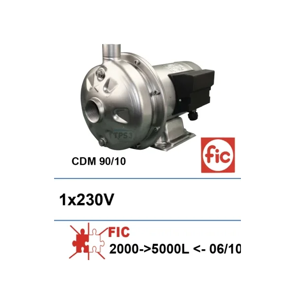 CDM 90/10 bomba de lavado 1x230V -07/10 2000-5000L (Fic)