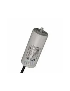 Condensador 25µF 450V - Ø40x94mm - con cable de fijación