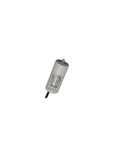 Condensador 25µF 450V - Ø40x94mm - con cable de fijación