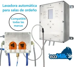 Lavadora para salas de ordeño de cabras , vacas y ovejas