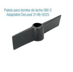 PALETA HELICE PARA  BOMBA DE LECHE GM-2 ADAPTABLE A DELAVAL 3146-0025
