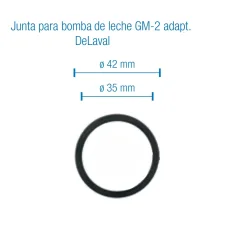 Junta para bomba leche de Delaval GM-2