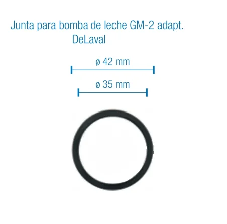 Junta para bomba leche de Delaval GM-2