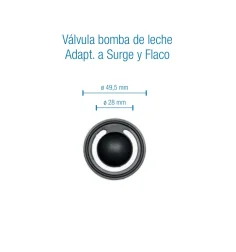 Válvula para bomba de leche flaco y Surge