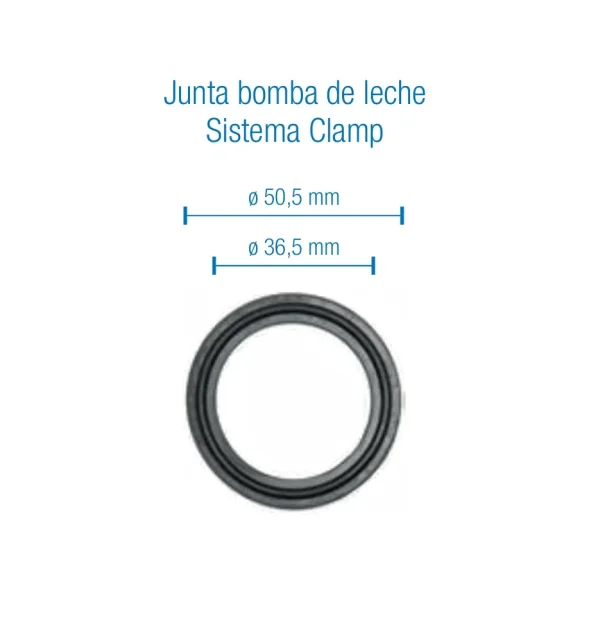 Junta para bomba de leche Sistema Clamp