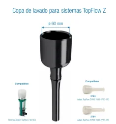Copa de lavado para sistema de ordeño topflow Z pro ( cabras )