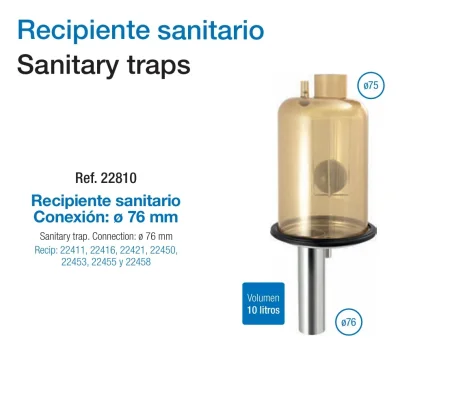 Recipiente Sanitario de Cristal para Ordeño | Unidad Final