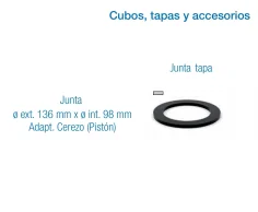 Junta de Goma para Tapa de Cubo de Leche | Cierre Hermético