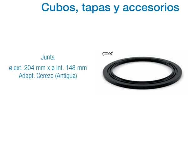 Junta de Goma para Tapa de Cubo de Leche | Cierre Hermético