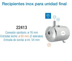 Recipiente inoxidable
