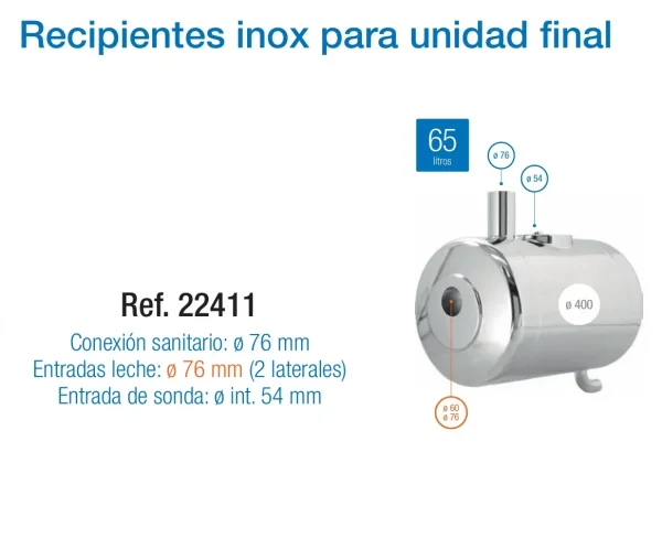 Recipiente inoxidable