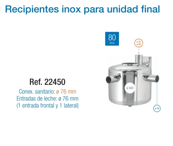 Recipiente inoxidable