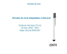 Sonda de Nivel  Larga para Equipos de Ordeño | Accesorios Adaptables