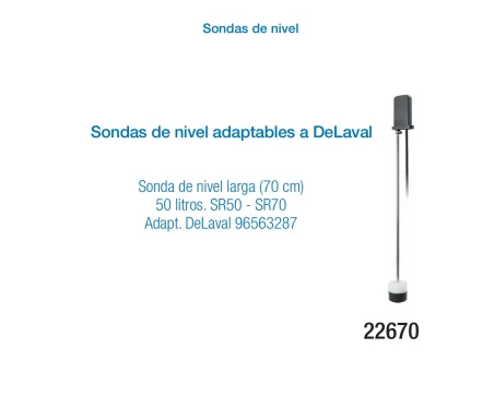 Sonda de Nivel  Larga para Equipos de Ordeño | Accesorios Adaptables