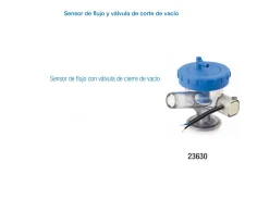 Sensor de Flujo y Válvula de Cierre de Vacío Industrial
