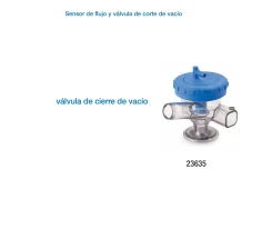 Sensor de Flujo y Válvula de Cierre de Vacío Industrial