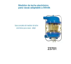 Vaso medidor de leche electrónico para vacas adaptable a Afimilk