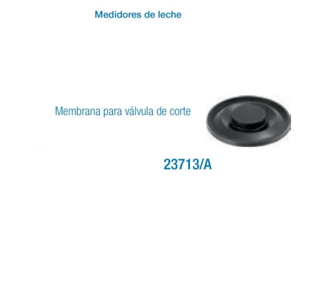 Membrana para válvula de corte  de vácio Afimilk  / Medidor de leche electrónico  para vacas adaptable a Afimilk