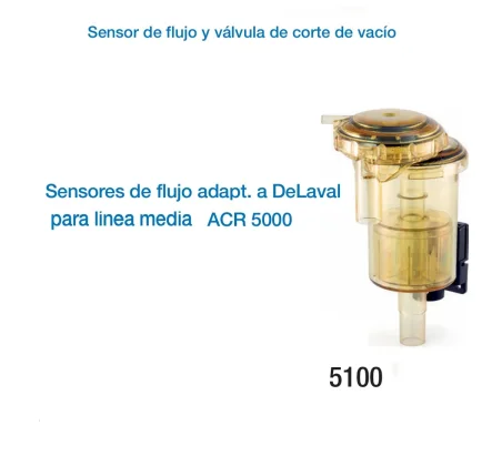 Sensor de Flujo para Línea Media. Compatible con DeLaval ACR 5000 | Precisión y Control