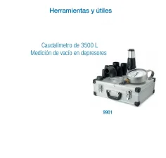Medidor Vacío en Depresores Industriales Caudalímetro 3500 L