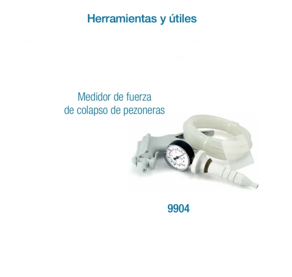 Medidor de Fuerza de Colapso de Pezoneras Completas | Precisión y Control