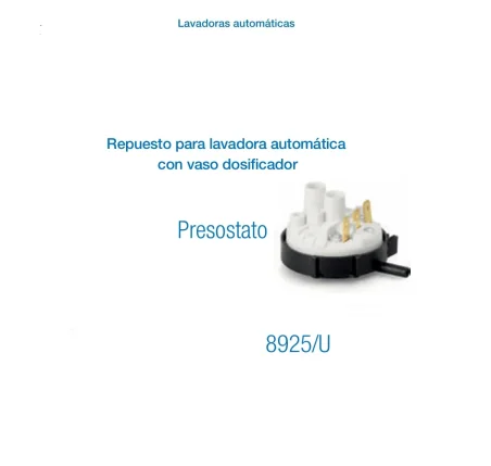 Presostato Lavadora Automática | Repuesto Original, Vaso Dosificador