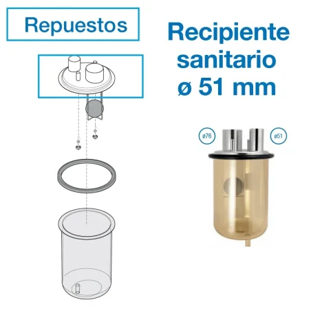 Repuestos para sanitario de salas de ordeño para cabras , ovejas y vacas