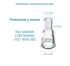 Visor adaptable a GEA Westfalia 7021-9926-260