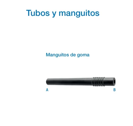 Manguito de goma Ø10 mm 160 mm GEA 7027-2637-190