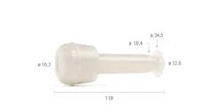 PEZONERA SILICONA ADAPTABLE A GEA WESTFALIA TOPFLOW OVEJAS 7036.2725-140