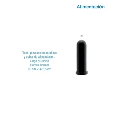 Tetina para Amamantadoras y Cubos de Alimentación | 10 cm Ø 2,8 cm