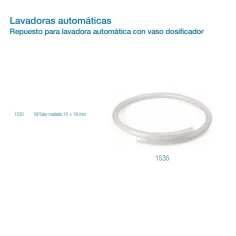 M/ TUBO TRANSPARENTE 10 X 16 MALLADO